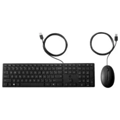 HP Wired 320MK Keyboard & Mouse Combo - USB Black