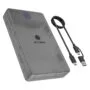 ICY BOX Externes Gehäuse für 2,5' 3,5' SATA HDD SSD, Host USB 3.2 Gen 1 bis 5 Gbps Type-C -A