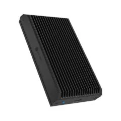 ICY BOX Gehäuse für M.2 NVMe SSD mit USB4® Gen 3x2 (40 Gbps), mit USB-C zu USB-C Kabel und Gummifixierung