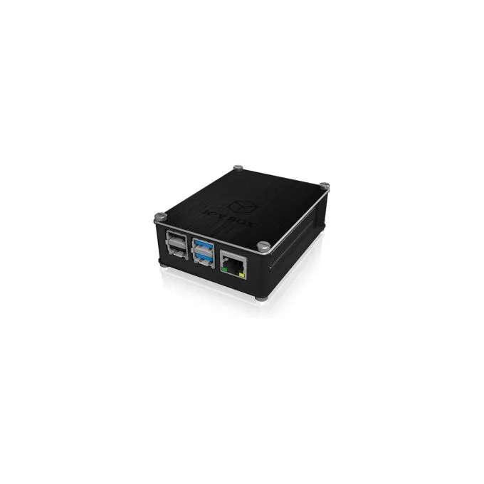 ICY BOX Gehäuse für Raspberry Pi® 4, Aluminium Cover und Seitengitter — image 5