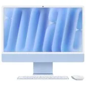 iMac Z1K5 59.62cm 23.5Zoll Standardglas M4 10C CPU 10C GPU 16C N.E. 32GB 1TB SSD Gbit Eth MM MaKey TID DE Blau