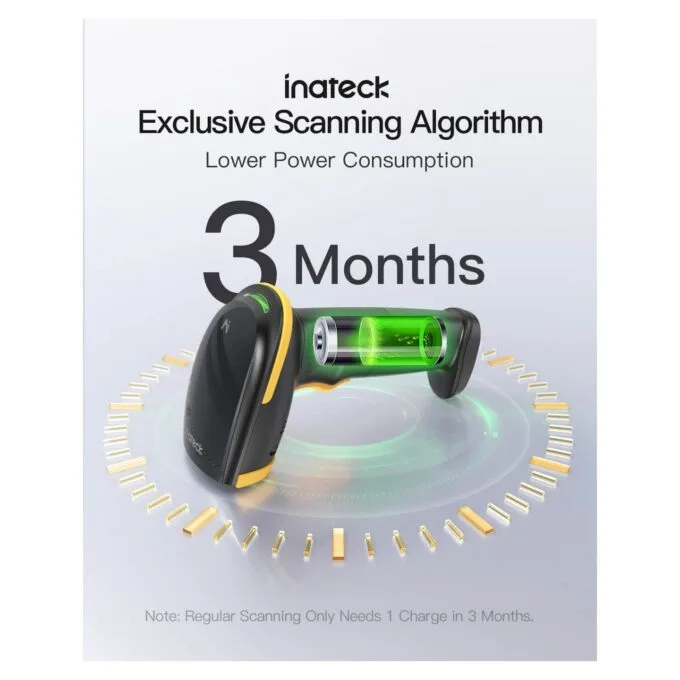 inateck Barcodescanner 21 AI black [BCST-21-AI_Black] — image 6