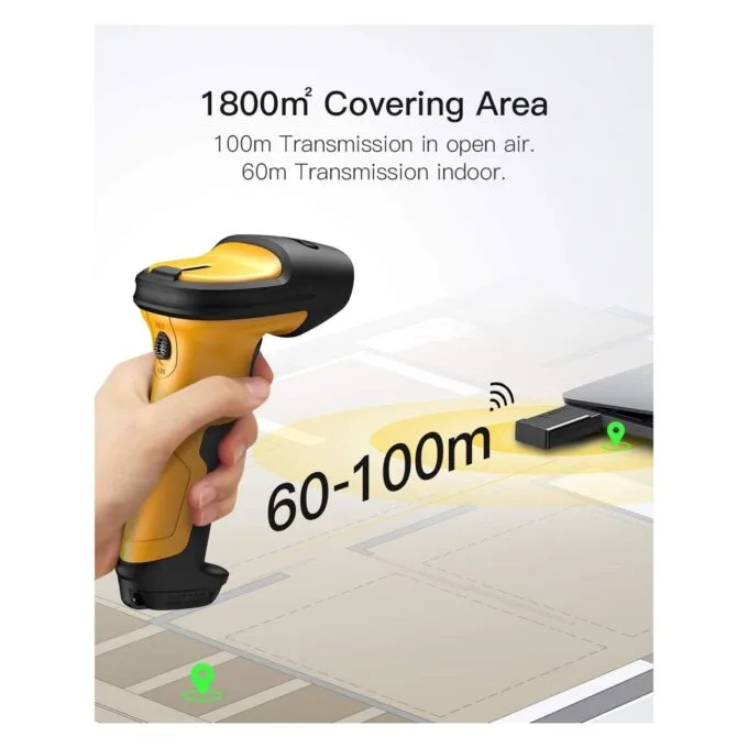 inateck Barcodescanner P6 yellow [BCST-P6_yellow] — image 3