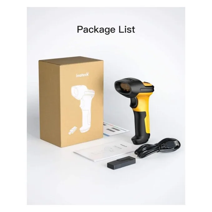 inateck Barcodescanner P6 yellow [BCST-P6_yellow] — image 6