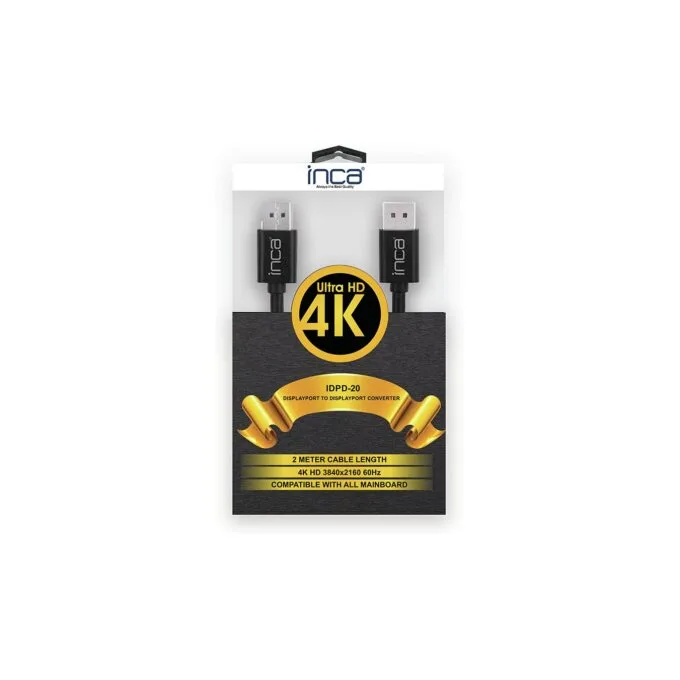 INCA DisplayPort-Kabel IDPD-20 DP to DP 4K60Hz 2.0m retail — image 9