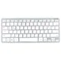 INCA Tastatur IBK-569BT BT 3.0 ultradünn. Multimedia. 10m silver