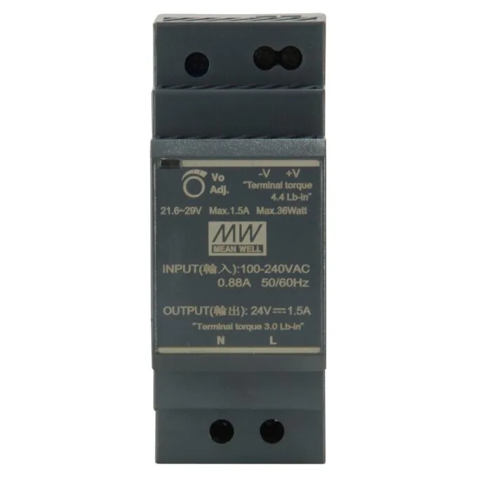ind. Netzteil POW-2411 24VDC 30W DIN-Schiene — image 3