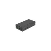 Industrie Hub 4 x USB 2.0 Typ-A mit 15 kV ESD Schutz und Hutschienenbefestigung