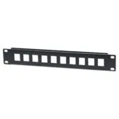 INTELLINET 10-Port Patchpanel unbestückt 10' 1 HE schwarz