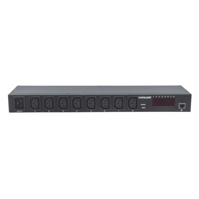 INTELLINET 19' Kaltgerätebuchse 8-fach IP C13 PDU — image 3