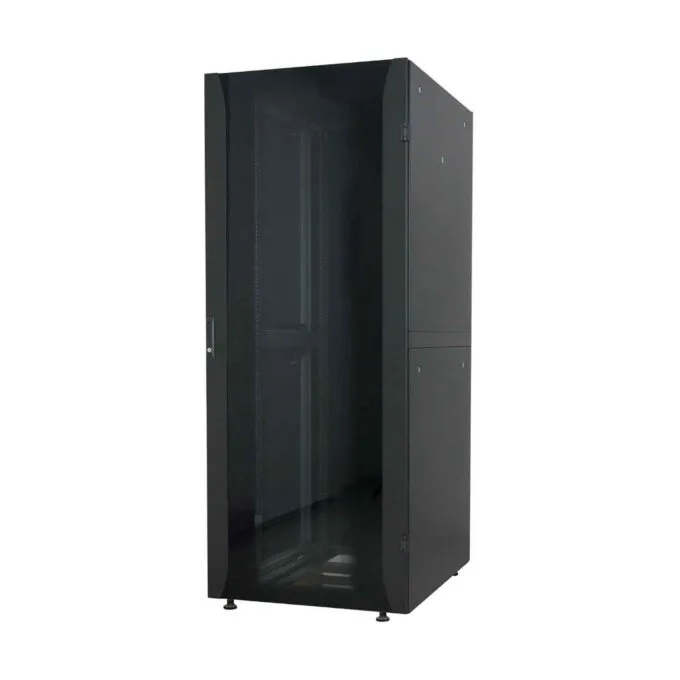 INTELLINET 48.3cm 19zoll Netzwerkschrank Premium Line 22 HE 1322x600x800mm HxBxT vollstaendig montiert Traglast 2000k... — image 1