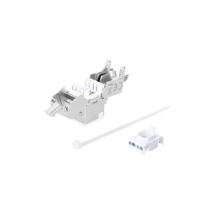 INTELLINET Cat6a 10G STP Keystone-Modul weiß — image 6