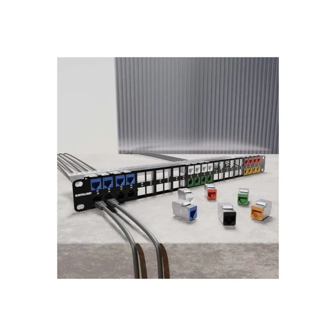 INTELLINET Cat6a 10G STP Keystone-Modul weiß — image 8