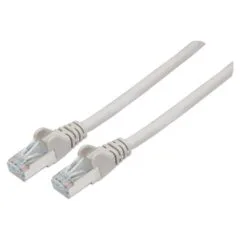 INTELLINET Netzwerkkabel Cat6 S FTP CU LS0H 2.0m Grau RJ-45 Stecker RJ-45 Stecker Vergoldete Kontakte