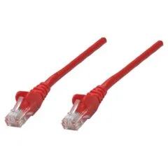 INTELLINET Netzwerkkabel Cat6A S FTP CU LS0H 20m Rot RJ-45 Stecker RJ-45 Stecker Vergoldete Kontakte
