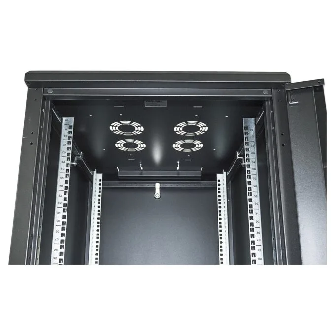 INTELLINET Netzwerkschrank 36HE 800x800mm schwarz.montiert — image 6