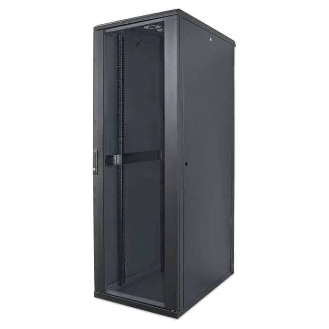 INTELLINET Netzwerkschrank 36HE 800x800mm schwarz.montiert — image 1