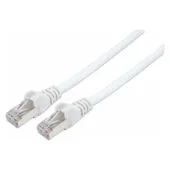 INTELLINET Patchkabel Cat6a-Stecker Cat7-Rohkabel 2m weiß