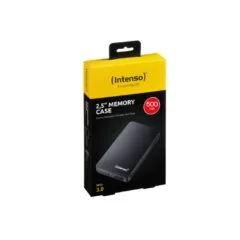 Intenso Memory Case 2.5 in 500GB USB 3.0 External HDD Black