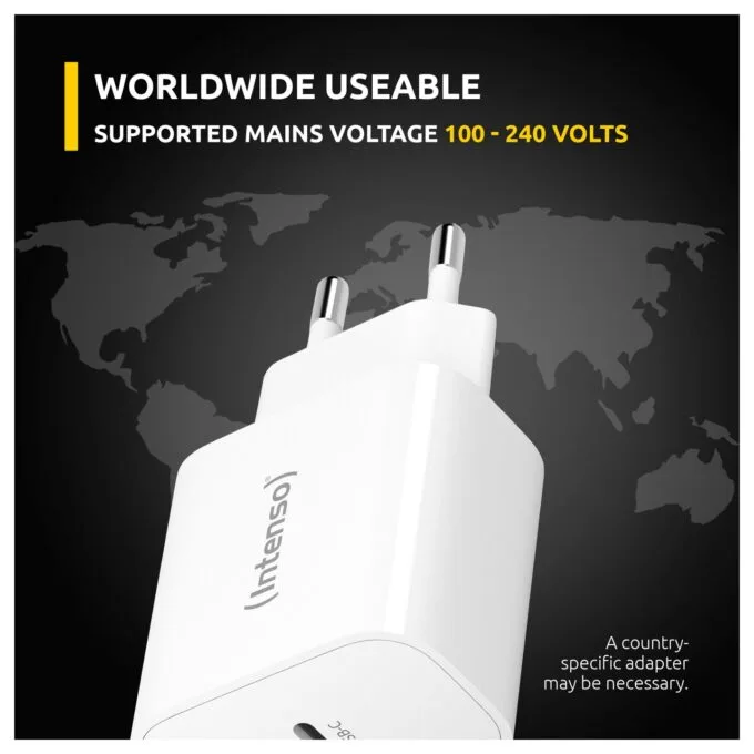Intenso Power Adapter W20C. Weiß Anschluss: 1x USB-C. Output: max. 20 Watt — image 5