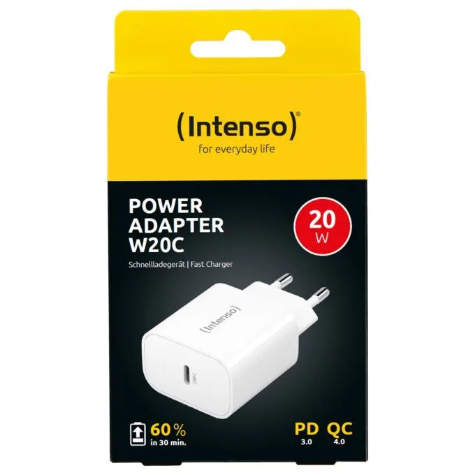 Intenso Power Adapter W20C. Weiß Anschluss: 1x USB-C. Output: max. 20 Watt — image 8