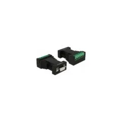 Isolator RS-232 D-Sub Buchse zu RS-422 485 Terminalblock Überspannungsschutz 600 W galvanische Trennung 2.5 kV
