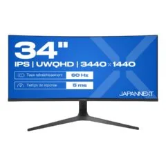JAPANNEXT 86.4cm JN-IPS340UWQHD60C-C65W-HS curved UWQHD