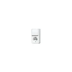 Jung 676 A WW AP-Wechselschalter mit Schuko