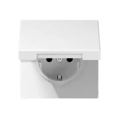 Jung LS1520KLWW SCHUKO Steckd.m.Klappd.