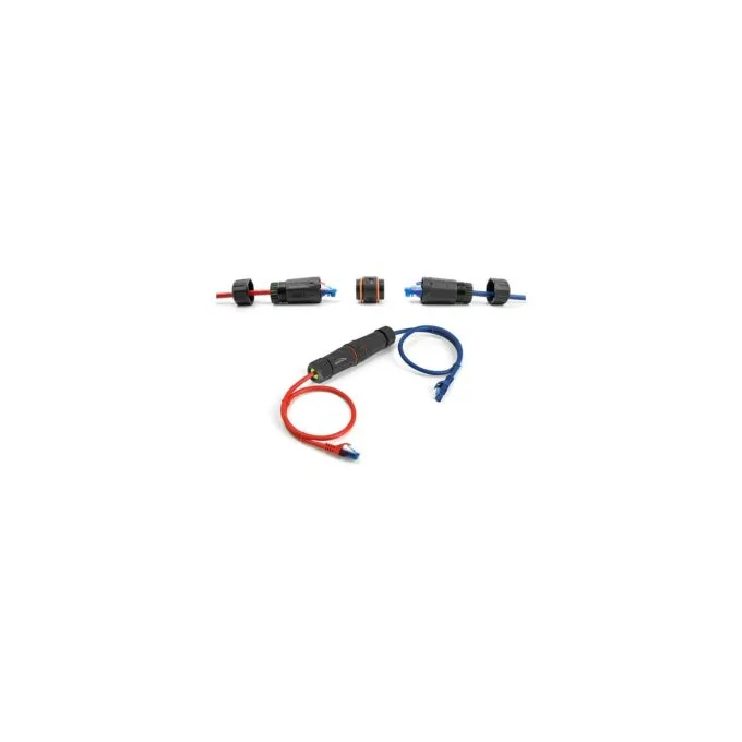 Kabelverbinder RJ45 Buchse zu RJ45 Buchse Cat.6A mit M20 Gewinde und zwei Dichtungen für Slim Kabel IP68 staub- und w... — image 2
