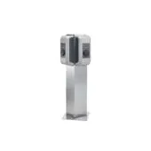 Keba 99839 Triangle pedestal f.two wallboxes stainless steel