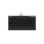 KeySonic ACK-595C+ (US) Mini SoftSkin PS 2-USB black