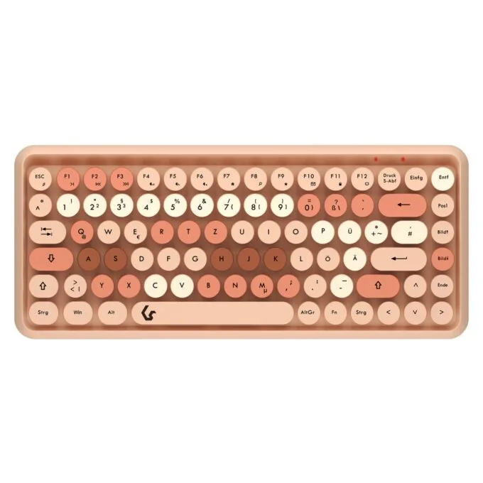 KeySonic Desktop-Set KSKM-5200M-RF (DE) Wireless sand creme — image 2