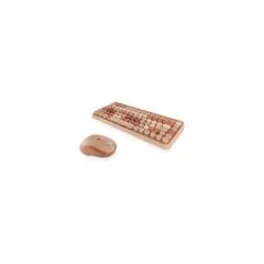 KeySonic Desktop-Set KSKM-5200M-RF (DE) Wireless sand creme