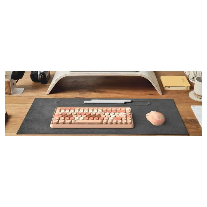 KeySonic Desktop-Set KSKM-5200M-RF (DE) Wireless sand creme — image 4