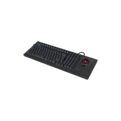 KeySonic KSK-8202ELU-T Full-Size Tastatur mit Trackball