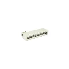 Keystone Desktop Patchpanel 12 Port grau