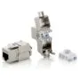 Keystone Jack geschirmt Cat6A LSA Prem. wzf.8Stk sil Polybeutel