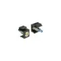 Keystone LED gelb 6 V flach. schwarz