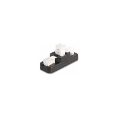 Keystone LSA Set mit Auflegehalterung RJ45 RJ11 Cat.6 schwarz
