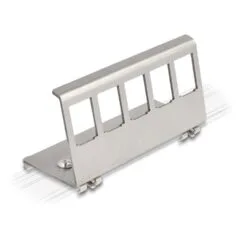Keystone Metall Halterung 5 Port für Hutschiene