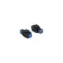 Keystone Modul 2 Pin Terminalblock to Terminalblock schwarz