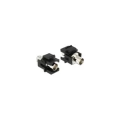 Keystone Modul BNC Buchse to BNC Buchse schwarz