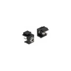 Keystone Modul DC 5.5 x 2.1 mm Buchse schwarz