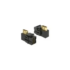 Keystone Modul HDMI Buchse to HDMI Buchse 90° gewinkelt schwarz