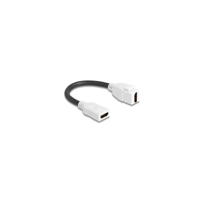 Keystone Modul Kabel HDMI Buchse zu Buchse 8K 60 Hz 20 cm weiß — image 2