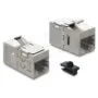 Keystone Modul Kupplung RJ45 Buchse zu RJ45 Buchse Cat.6A mit Metall Latch und Clip. geschirmt