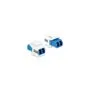 Keystone Modul LC Duplex Buchse zu LC Duplex Buchse blau weiß