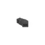 Keystone Modul Mini DisplayPort Einbaubuchse zu DisplayPort Buchse 45° gewinkelt 8K 30 Hz schwarz