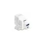 Keystone Modul mit USB Typ-A und USB Type-CTM Ladebuchse PD 20 W weiß